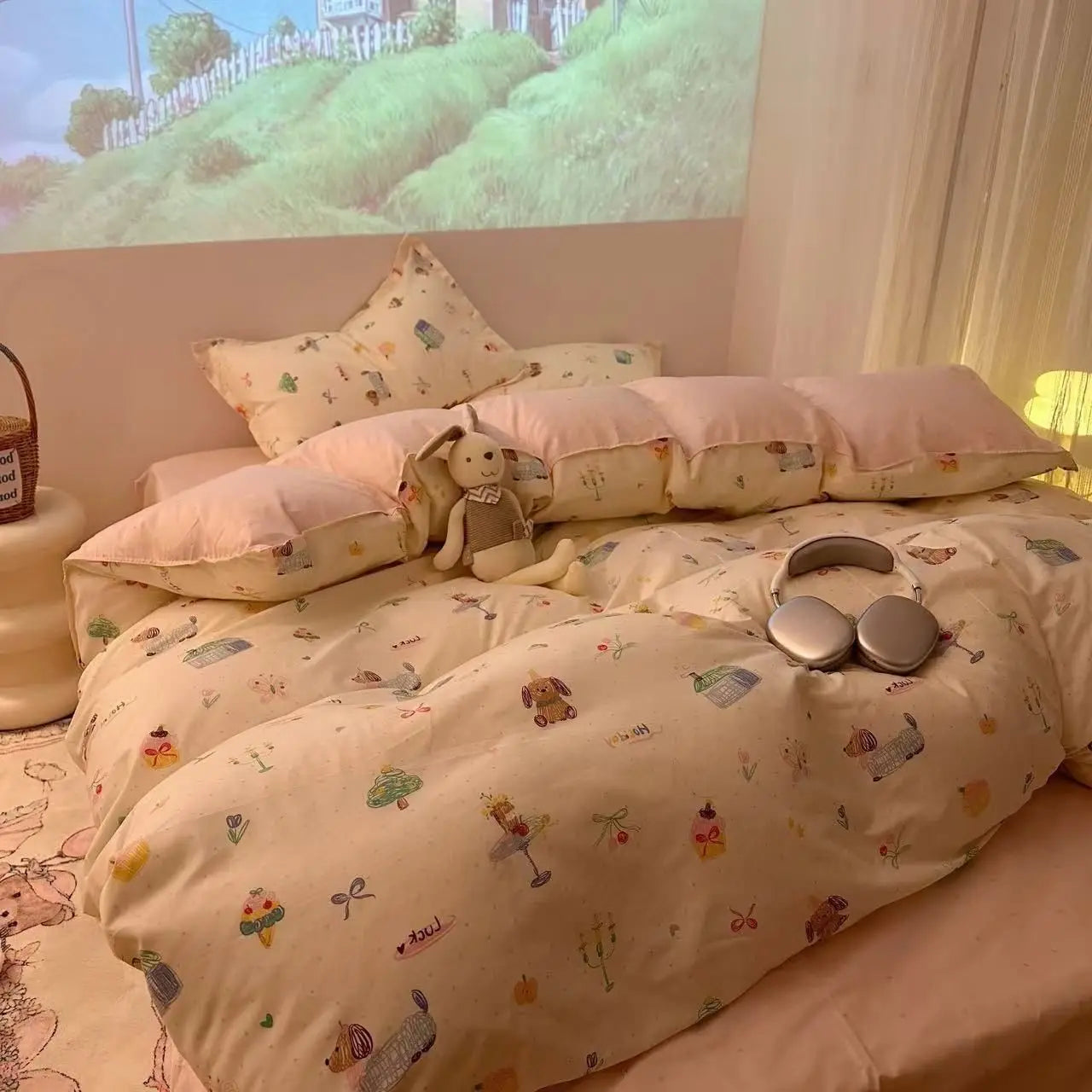 Check Print Non Fading Bed Sets