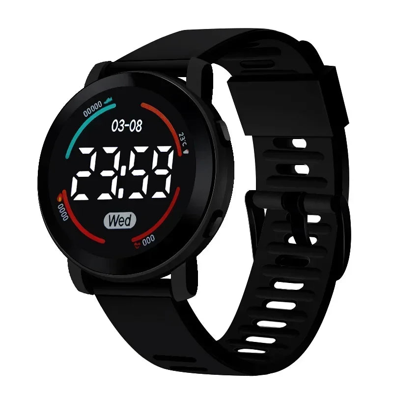LED Digital Luminous Waterproof Sport Watch