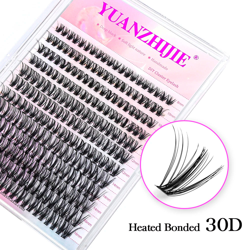 Cluster Lashes 3D Natural Bunch Curl