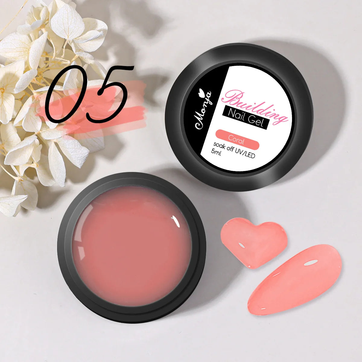 Clear Non-Stick Hand Extension Gel Nail Polish