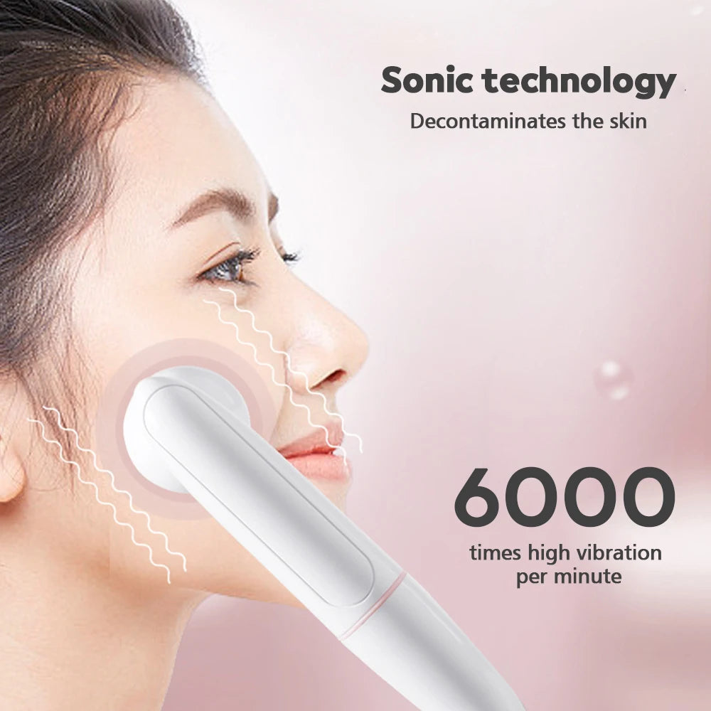 Electric Facial Cleaner 2 Modes Face Cleansing Brush Wash Machine Spa Skin Care Massager Blackhead Cleaning Facial Cleanser Tool