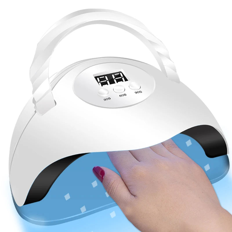 Nail Gel Polish Kit With LED Nail Lamp