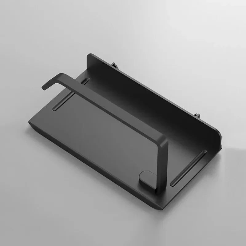 Wall-Mounted Roll Paper Rack Phone Storage Toilet Paper Holder Plastic Storage Rack Kitchen Towel Holder Bathroom Supplies