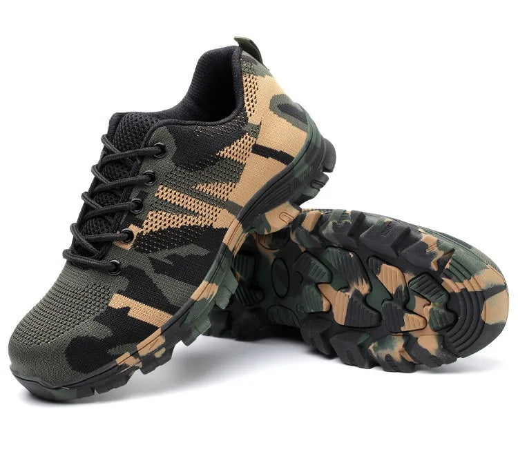 Lightweight fancy Camouflage Safety Shoes