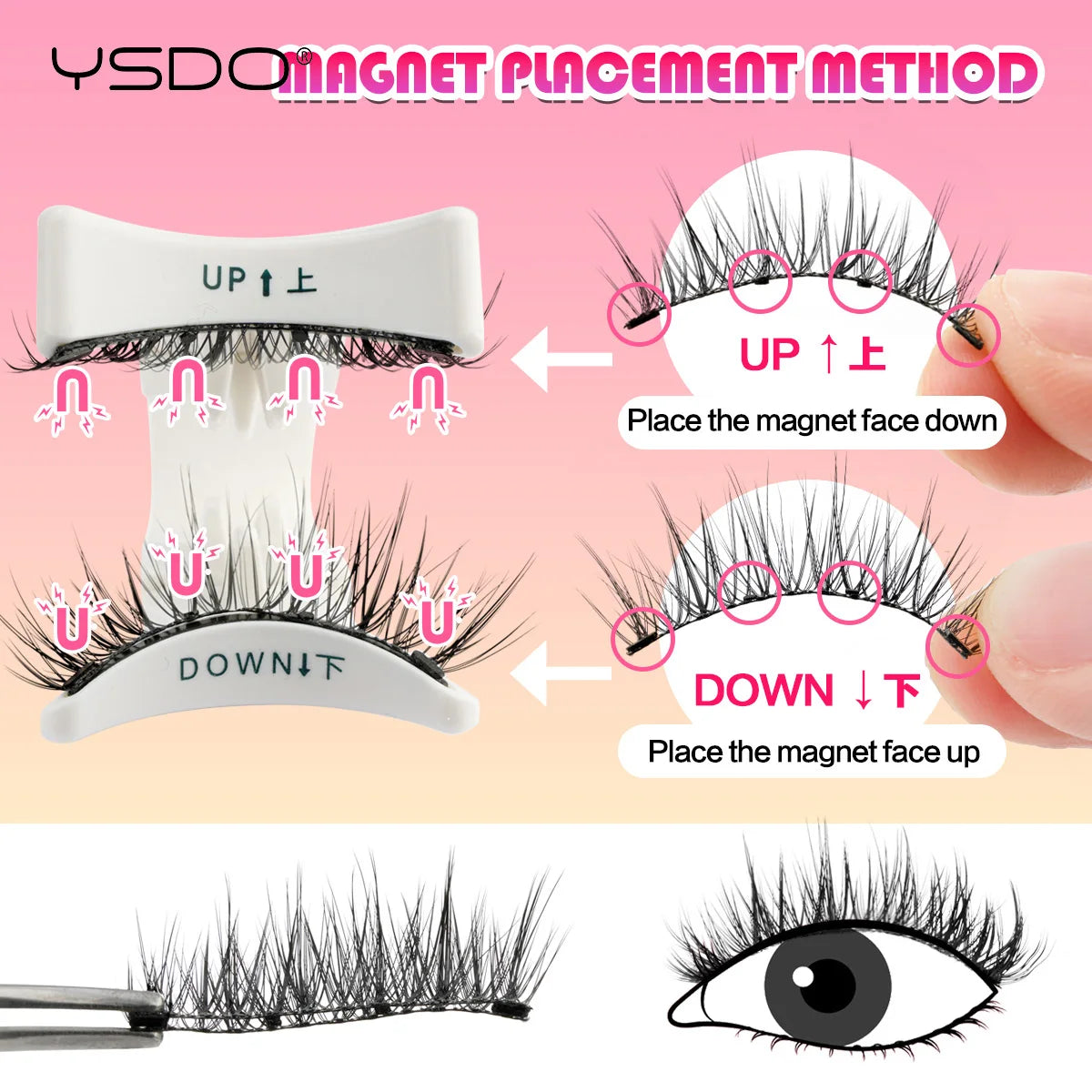 Magnetic  Long-Lasting Eyelashes