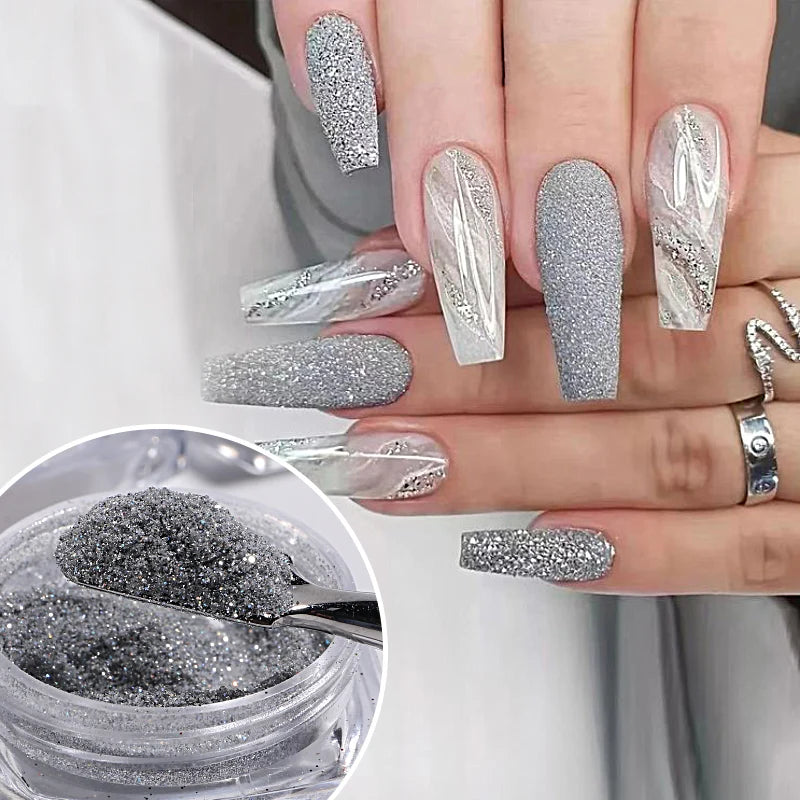 Nail Polish Glitter Fine Sand