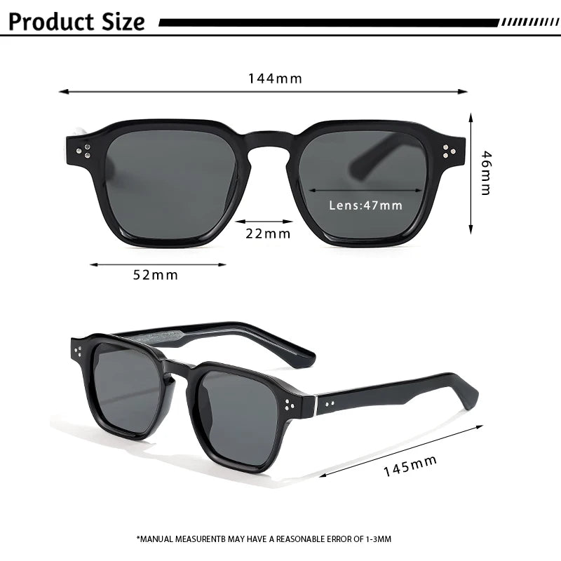 Classic Men Core Insert Temple Luxury Sunglasses