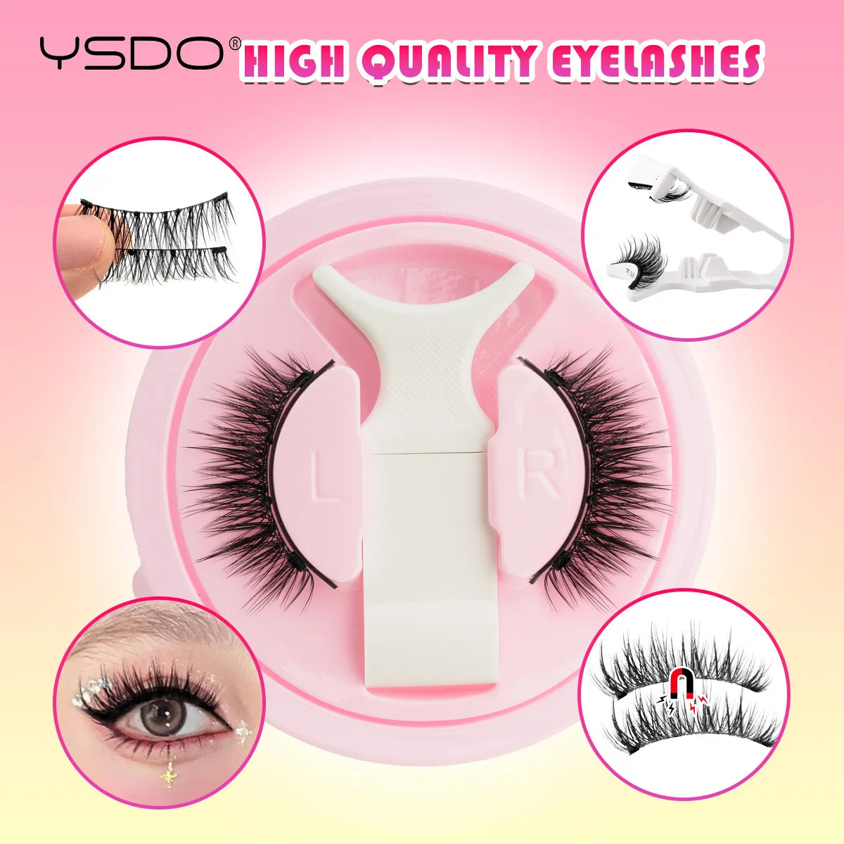 Magnetic  Long-Lasting Eyelashes