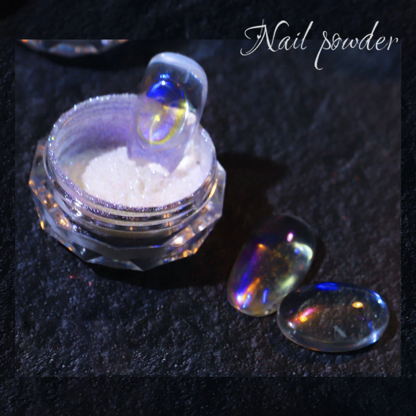 Nail Glitter Aurora Ice Transparent
