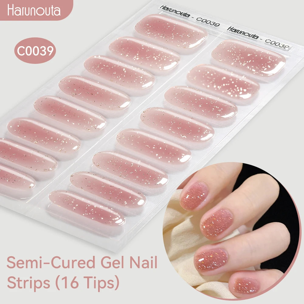 Semi Cured Gel Nail Sticker