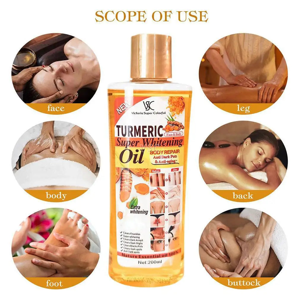 Turmeric Essential Facial Body Massage Oil