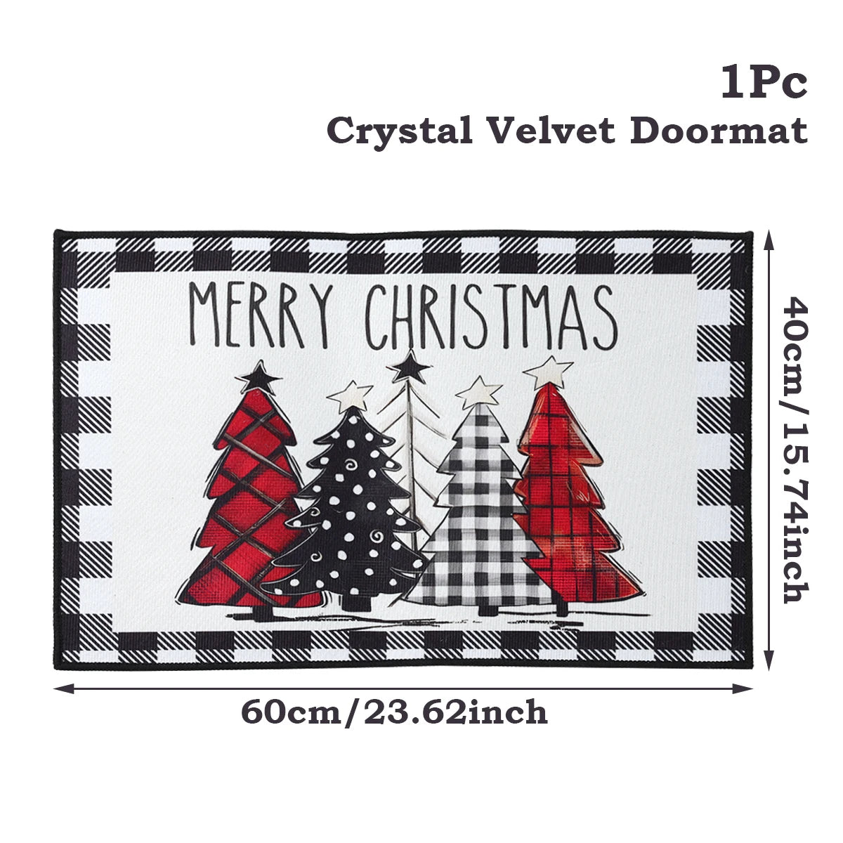 Christmas Door Mat Santa Claus