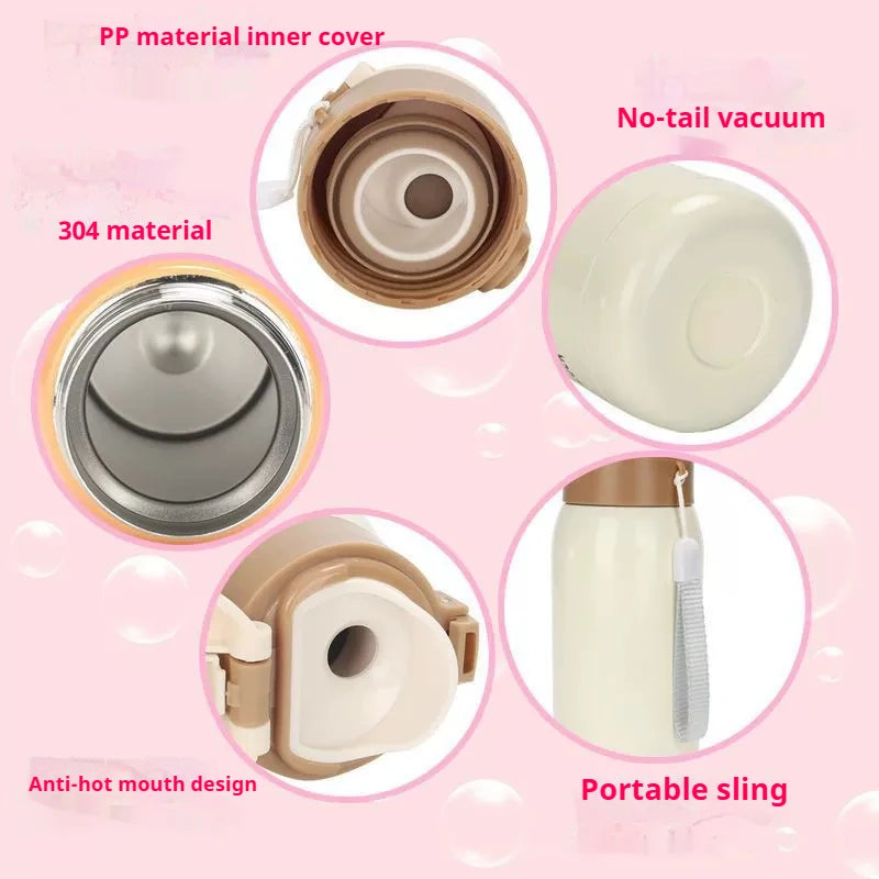 200ML/350ML Stainless Steel Pocket Cup Travel Thermal Coffee Mug Mini Thermos Cup Vacuum Flask Insulated Cup Sport Water Bottle