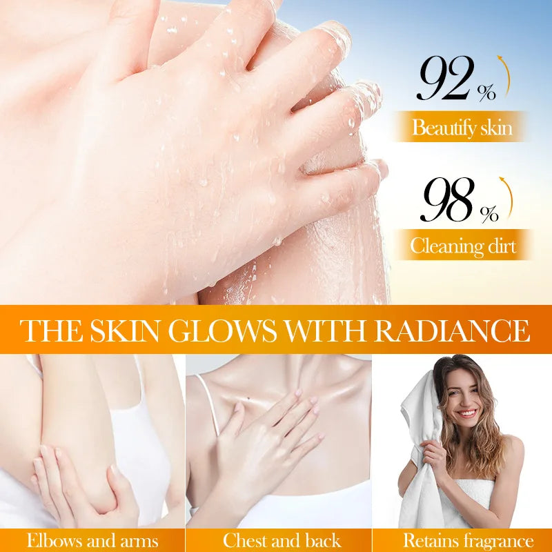 "Golden Glow" Turmeric & Niacinamide Body Scrub Wash