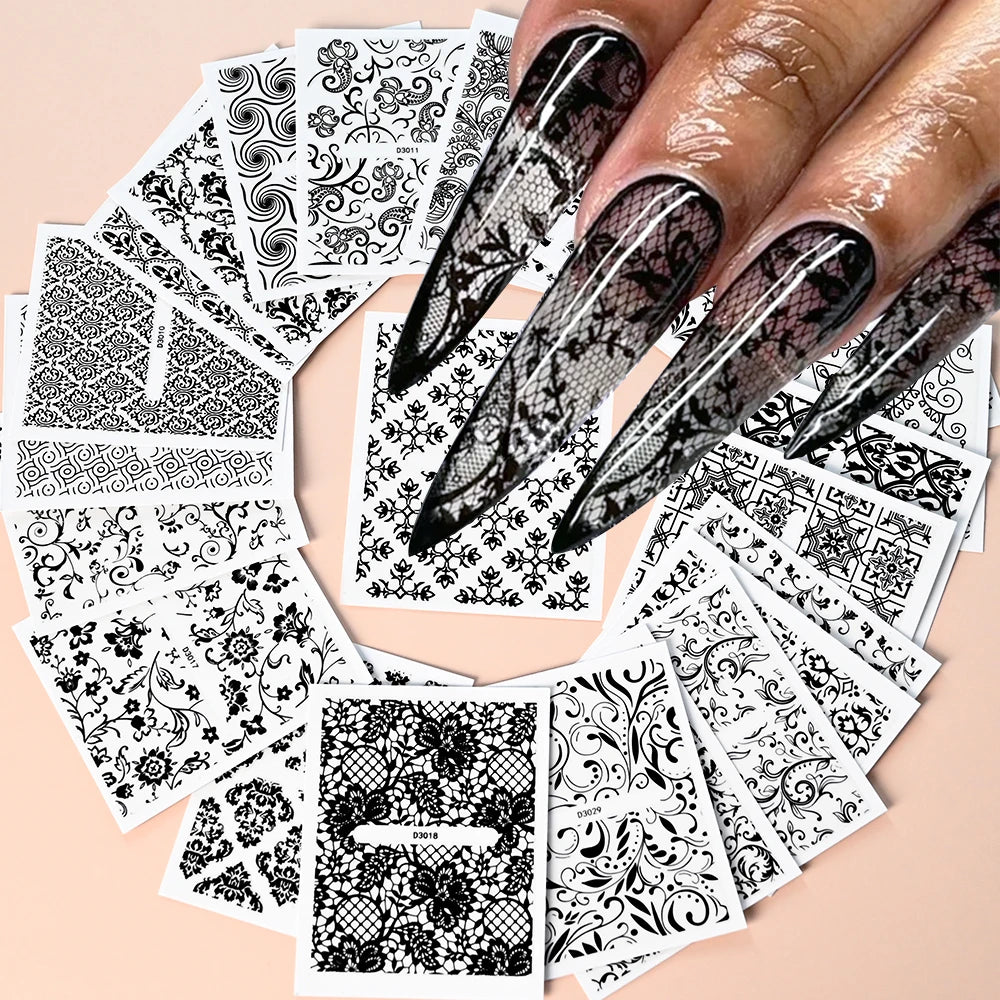 3 D Flowers Cherry Blossoms Rose Daisy Nail