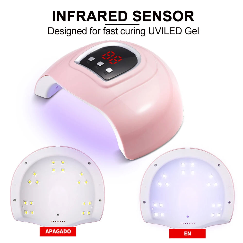 Limegirl Nail Gel Polish Kit With USB UV Lamp