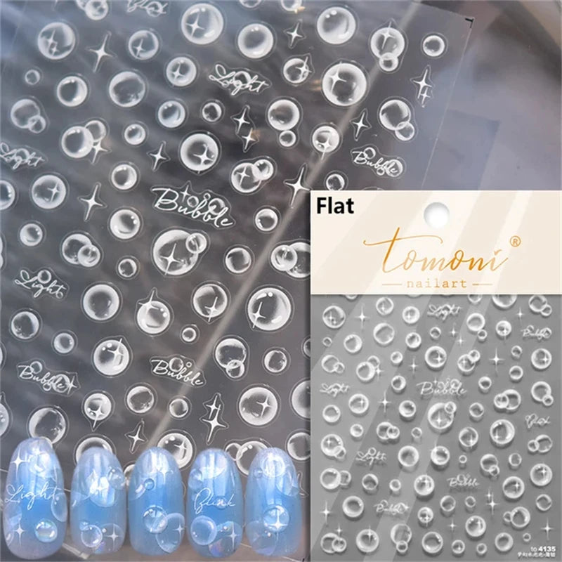 Soft Relief Decoration Nail Art Stickers