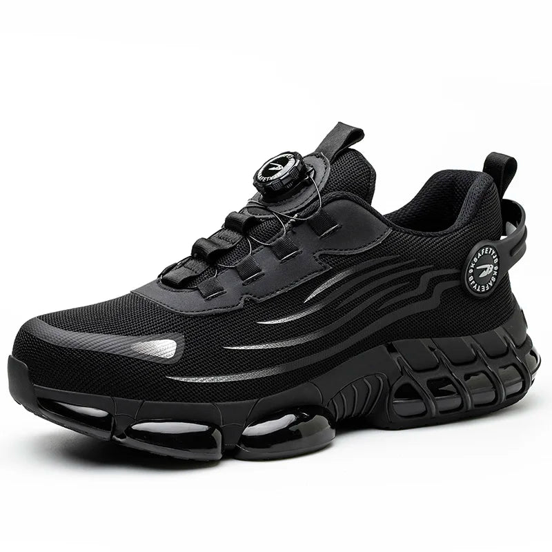 Unisex Rotating Button Puncture-Proof Protective shoes