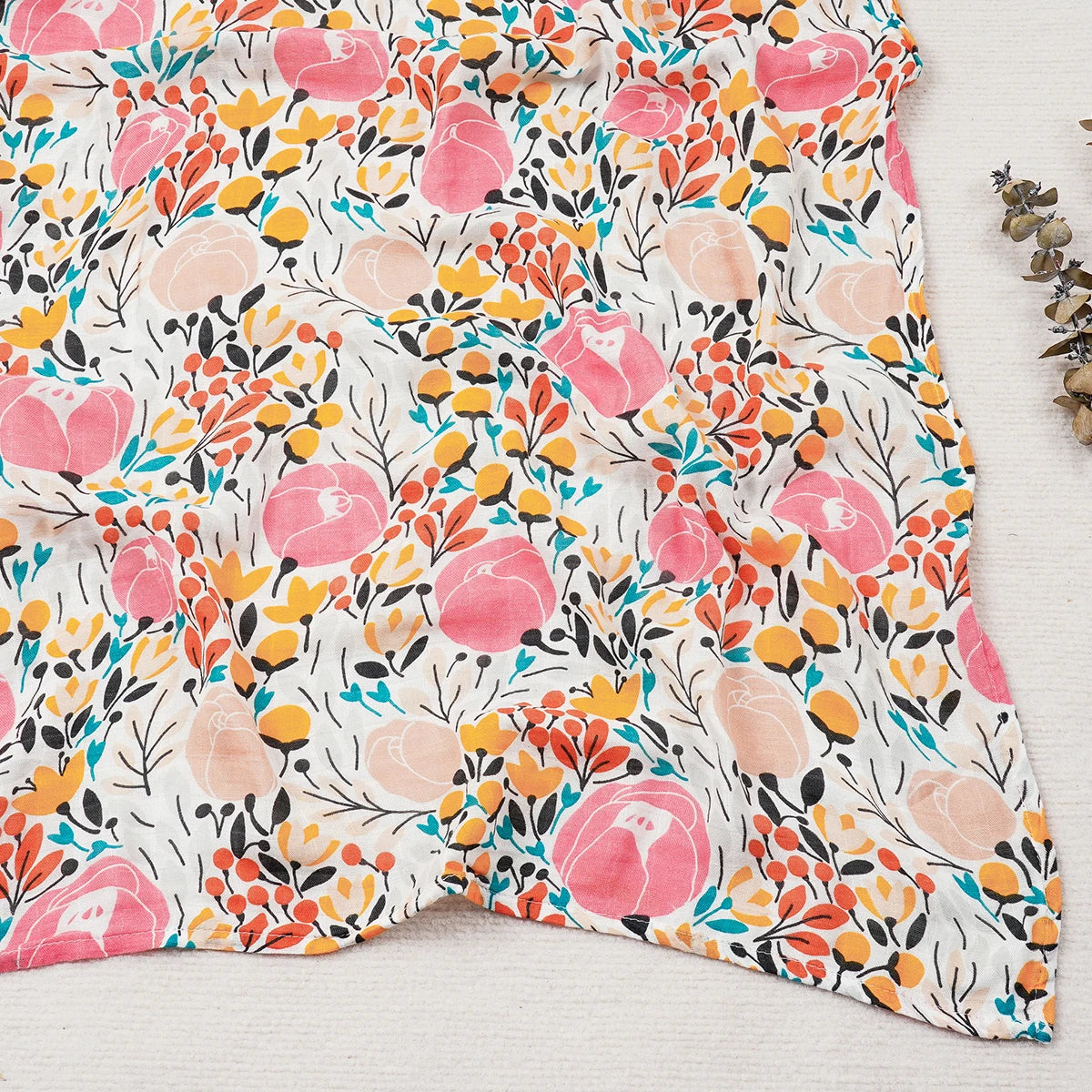 Cute Soft Print Baby Towel Wrap