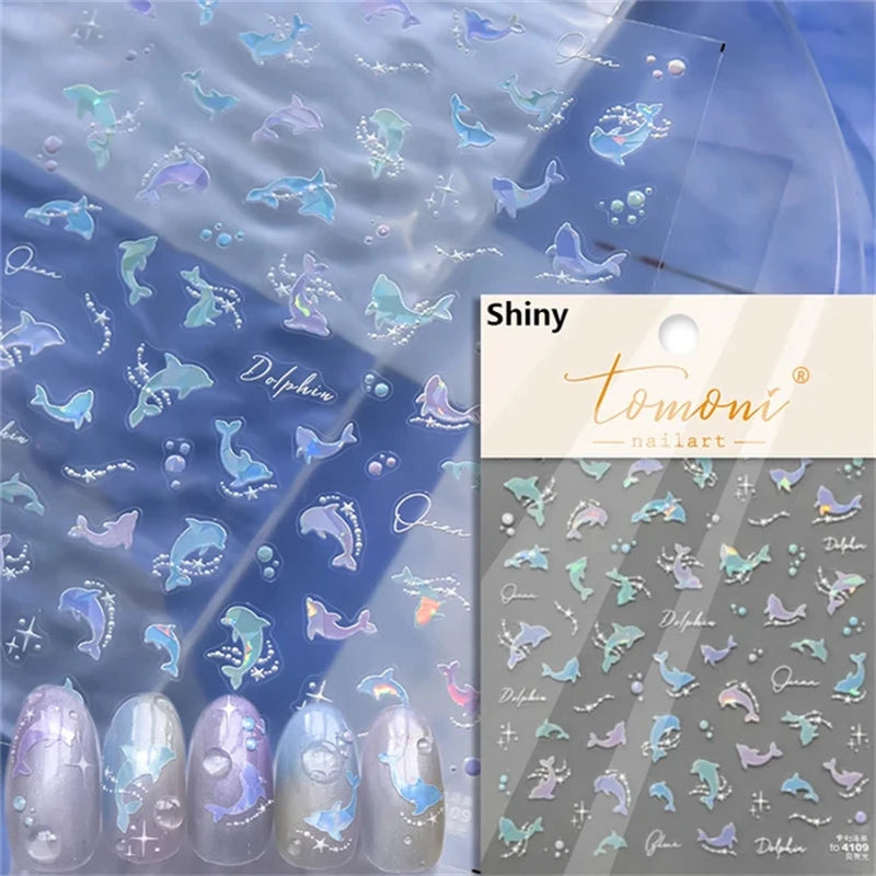 Soft Relief Decoration Nail Art Stickers