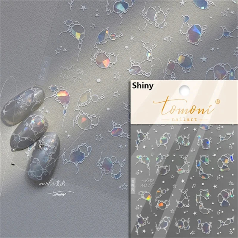 Soft Relief Decoration Nail Art Stickers