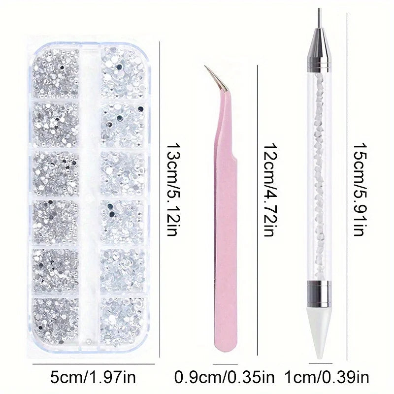 3 D Crystal Decorations Glitter Crystal Gem