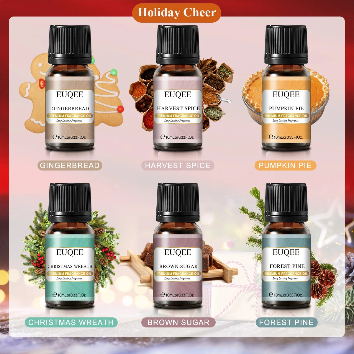 6pcs/set Fragrance Sweet Fruit Aroma Oils