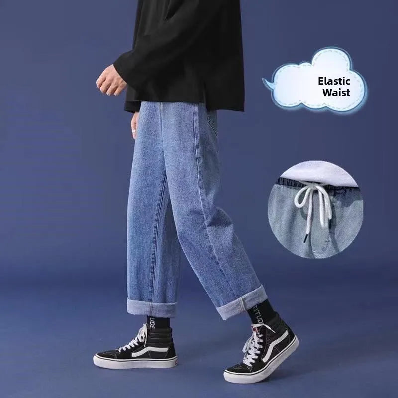 Trendy Straight Cut  Denim lady Jeans