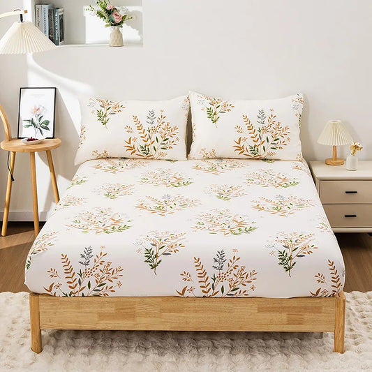 3 PC Floral Bed Sheet Set
