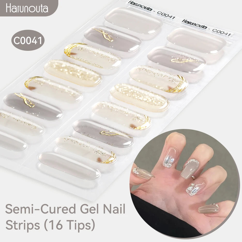 Semi Cured Gel Nail Sticker
