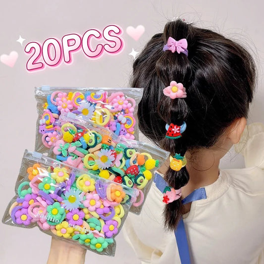 Cute Cartoon Rubber Elastic Hair Bands
