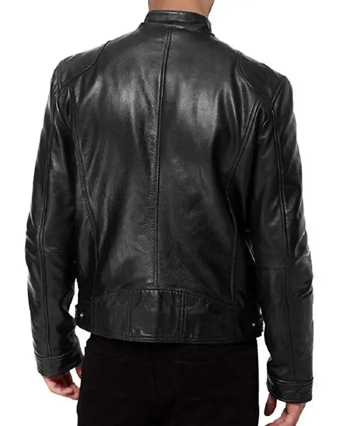 Winter Fashionable PU Leather Men Jacket