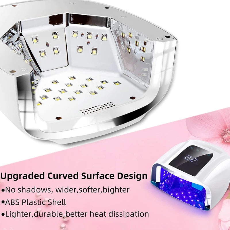 Mirror Reflective Bottom Nail Lamp