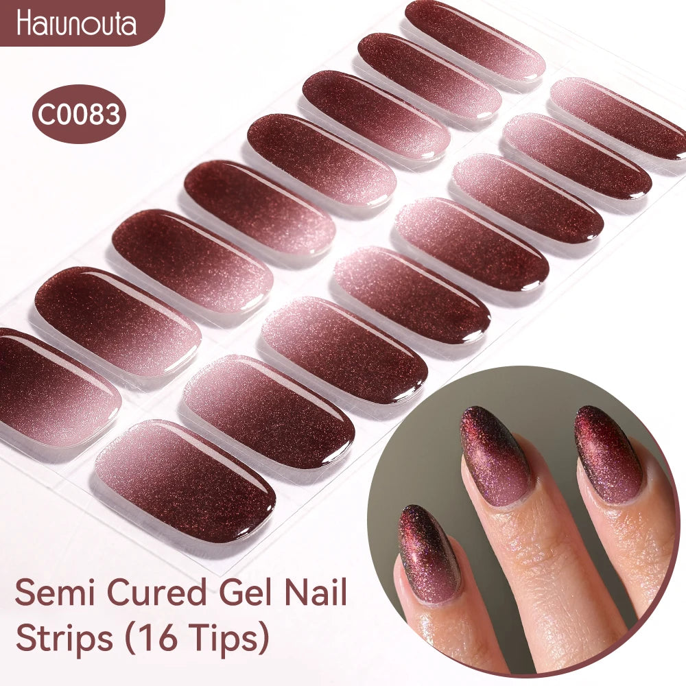 Semi Cured Gel Nail Sticker