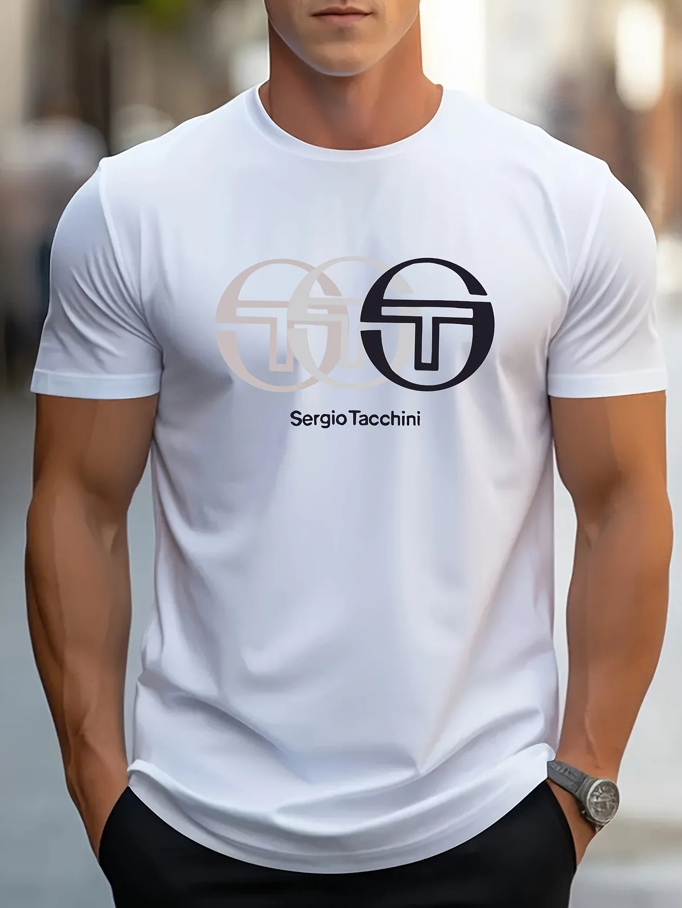 Men's perfect Sergio Pattern T-shirt