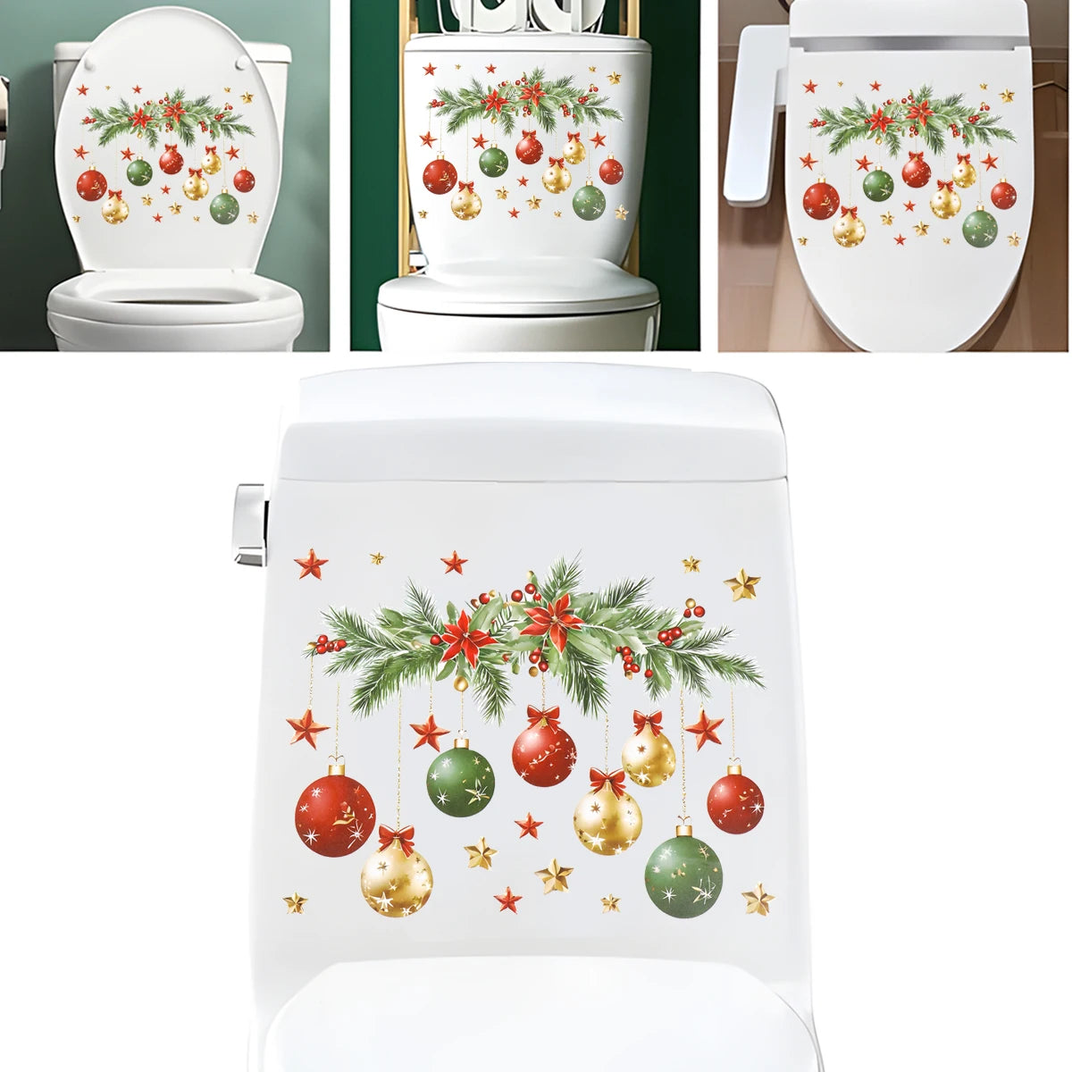 Christmas Toilet Sticker