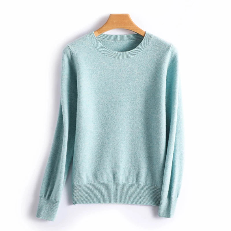 Cashmere Casual Knitted Women's Short Undercoat