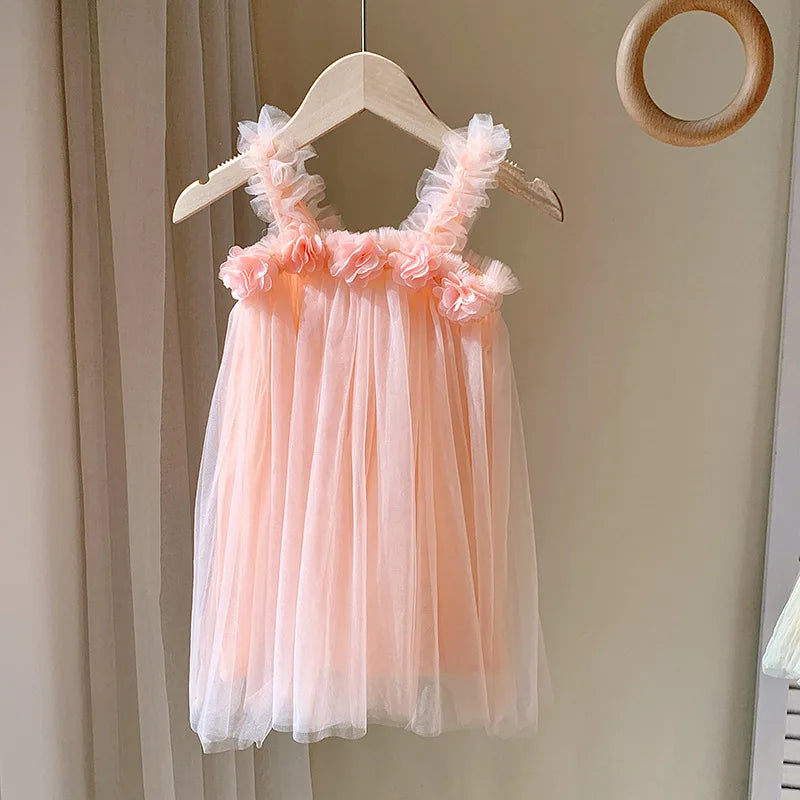 New Kids Suspended Floral Tutu Princess Dress