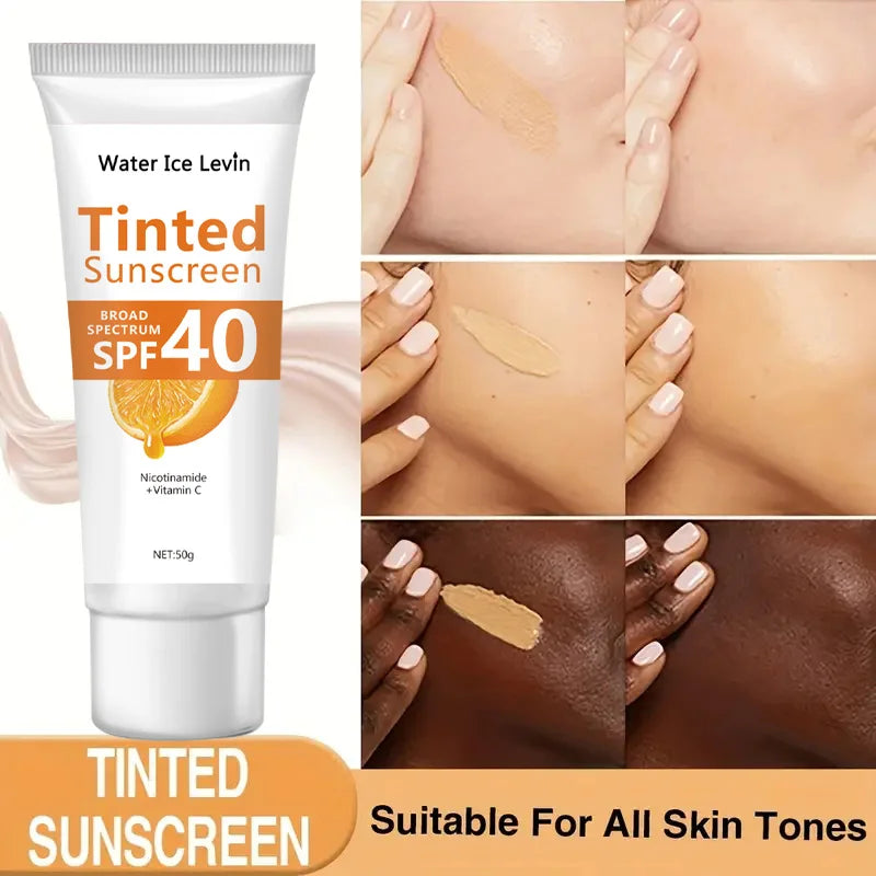 Orange sunscreen lotion moisturizer anti-aging