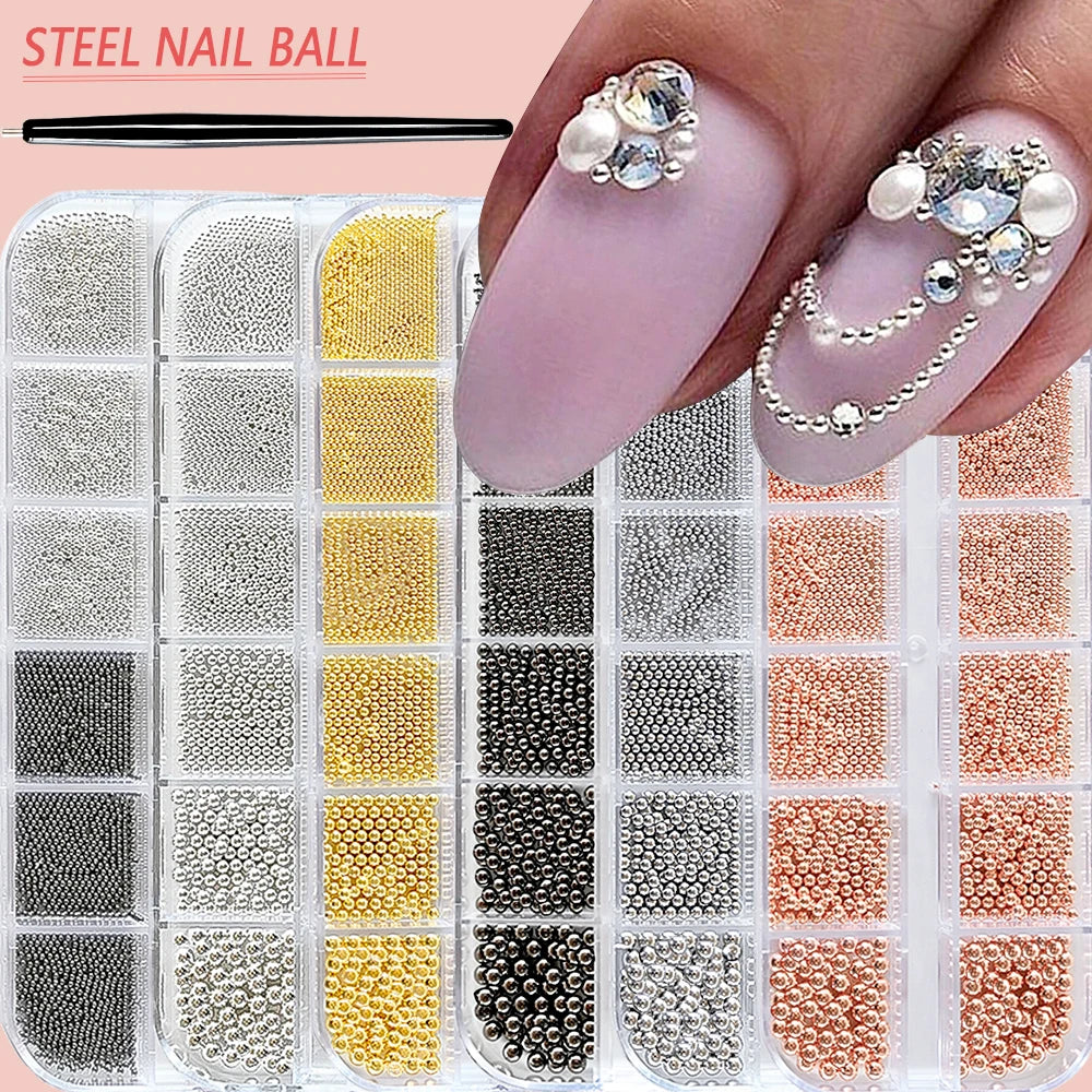 Mini Caviar Beads Nail Art Decorations