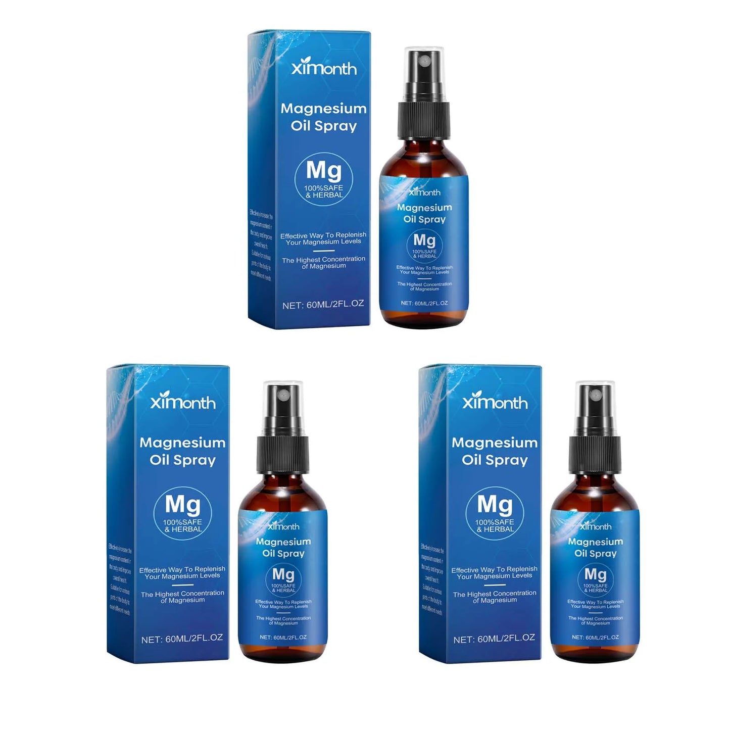 Essential Oil Magnesium Spray Relieves Muscle Body Pain