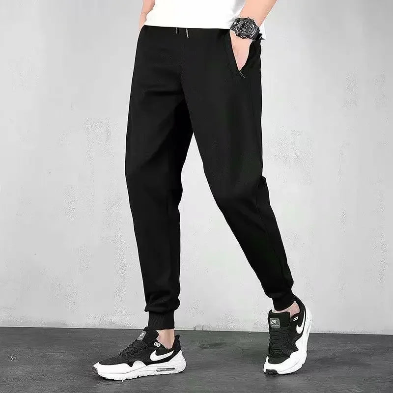 Men's Loose-Fit  Long Casual Trouser