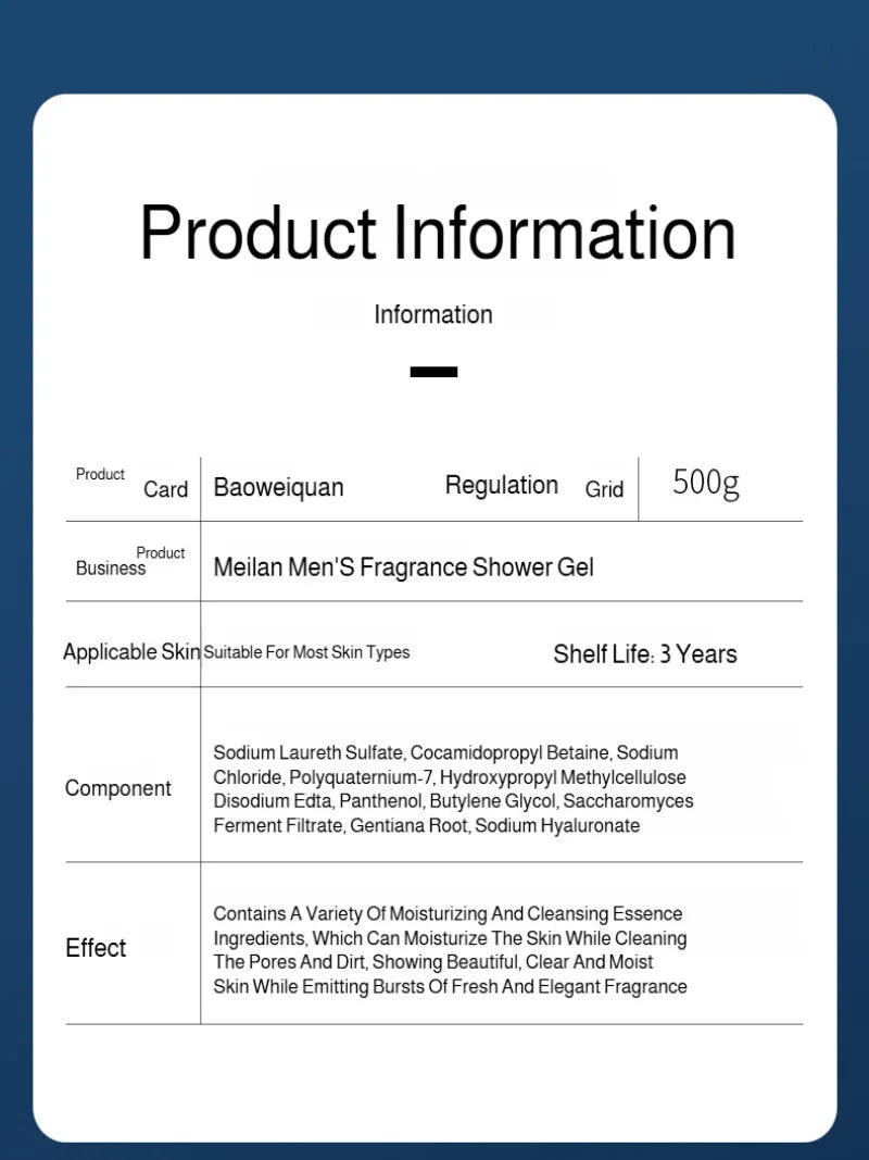 Portable Body Wash Travel Size Oil Control