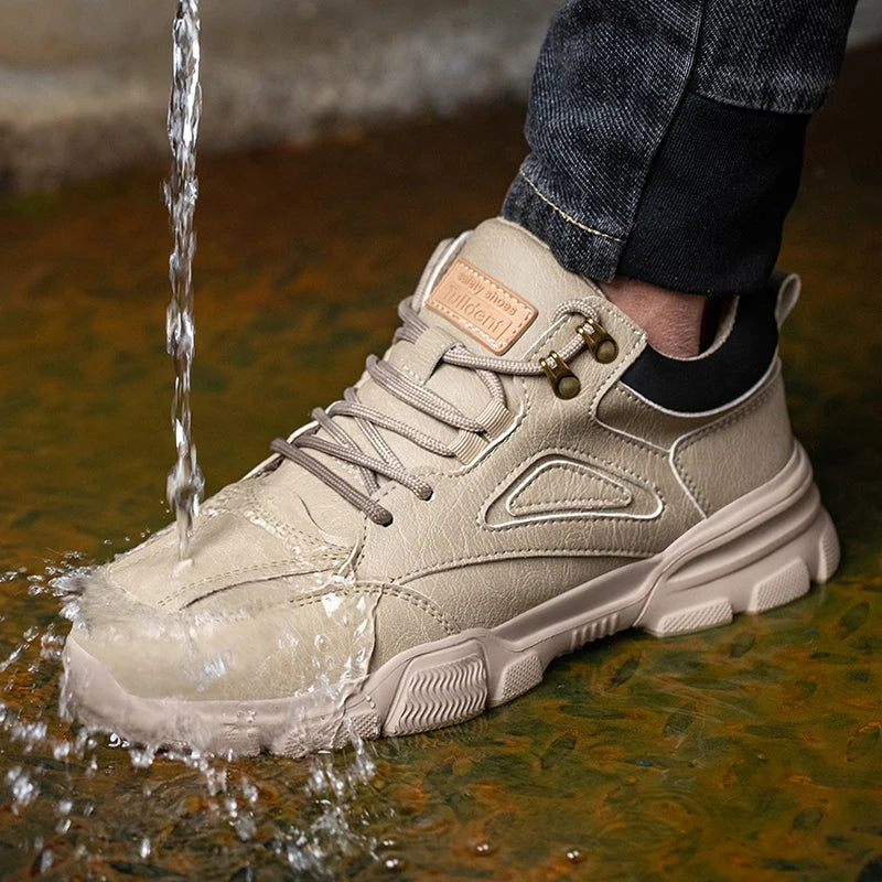 Men Steel Toe Anti-smash Indestructible Shoes