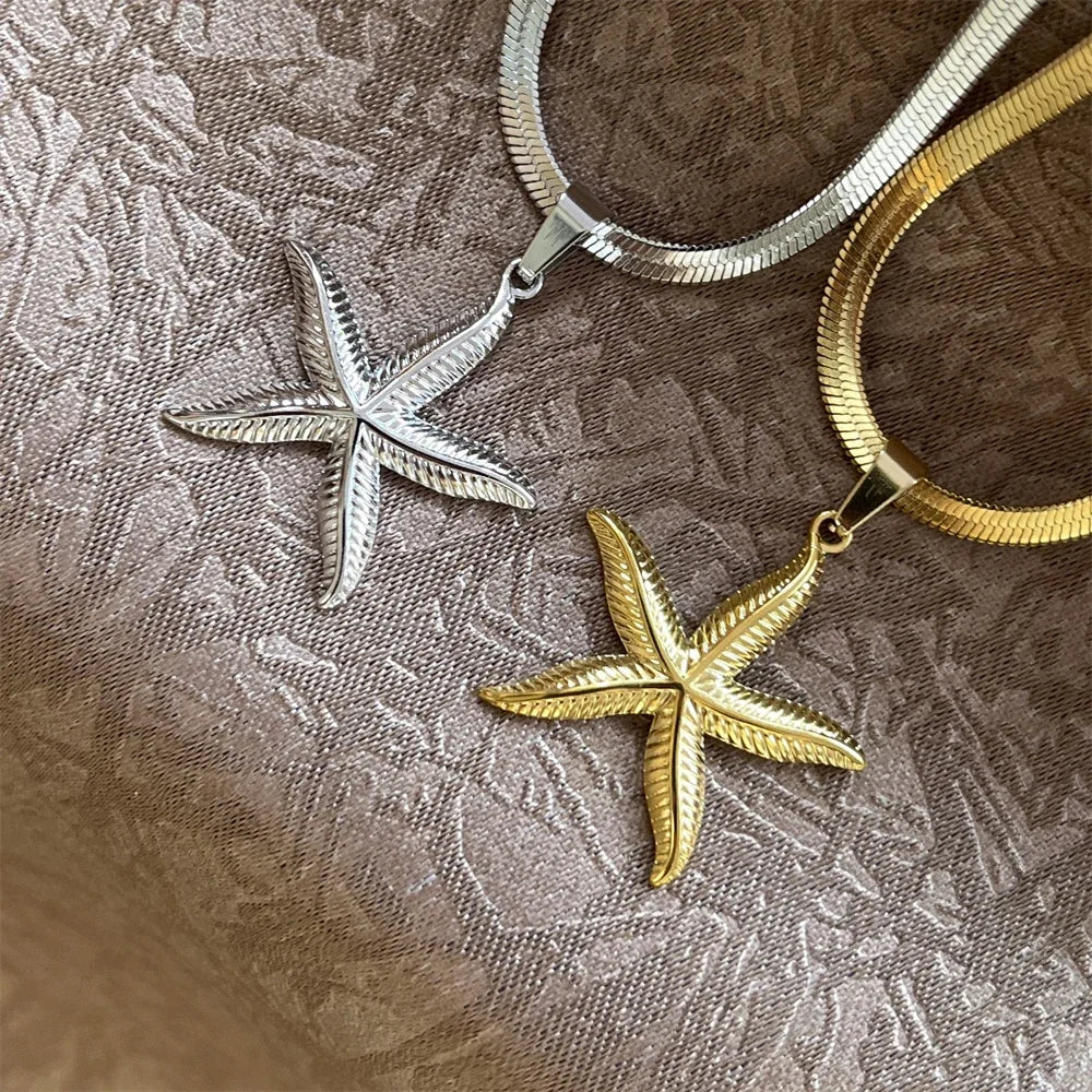 Exaggerated Starfish Star Pendant