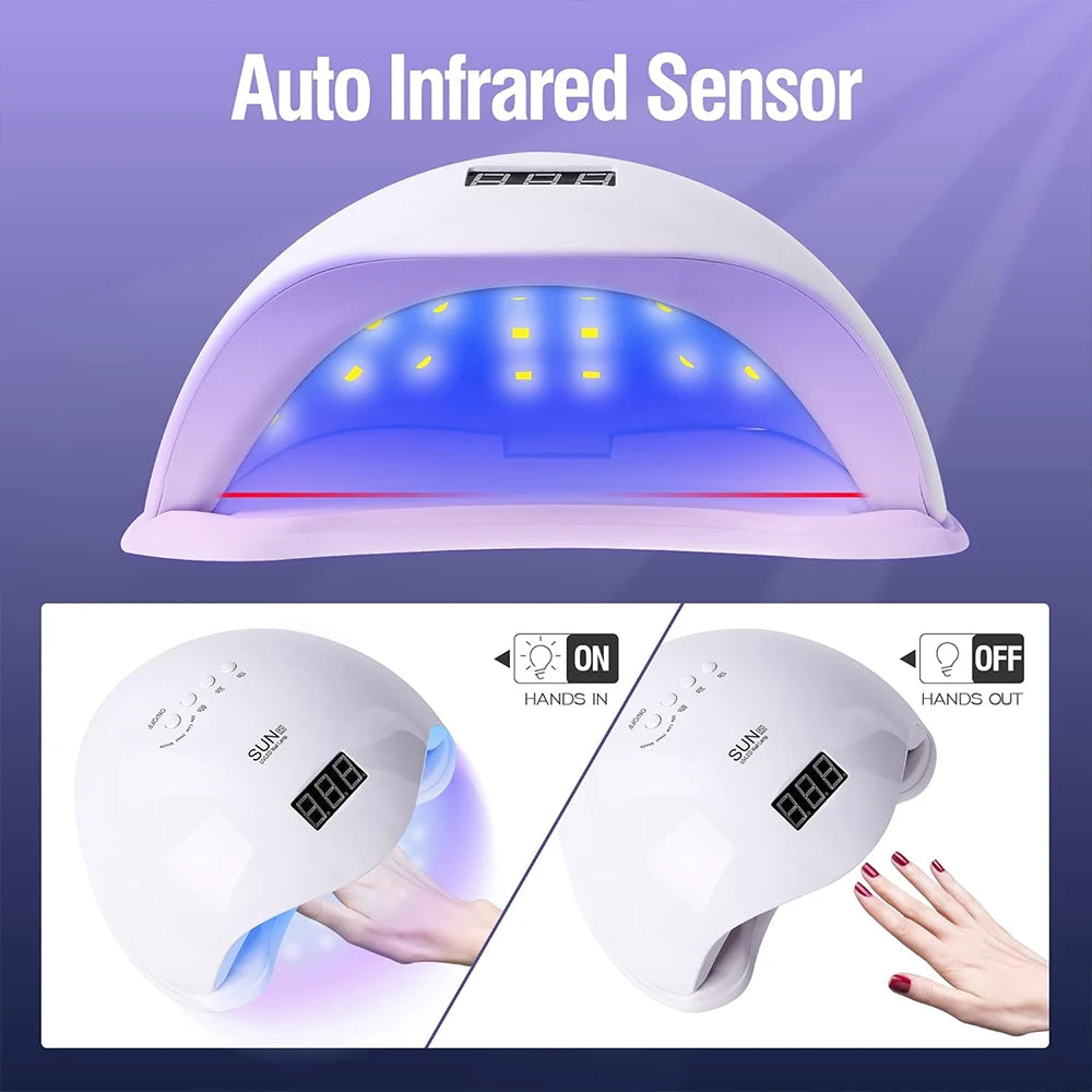 Nail Dryer Gel Nail Polish Curing LED UV Light