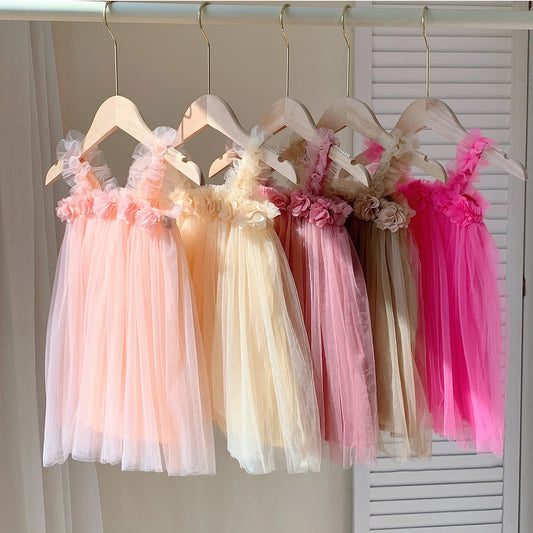 New Kids Suspended Floral Tutu Princess Dress