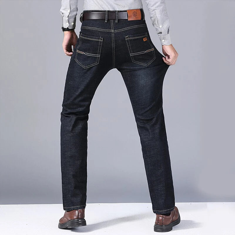 Soft Straight Denim Pants For Men