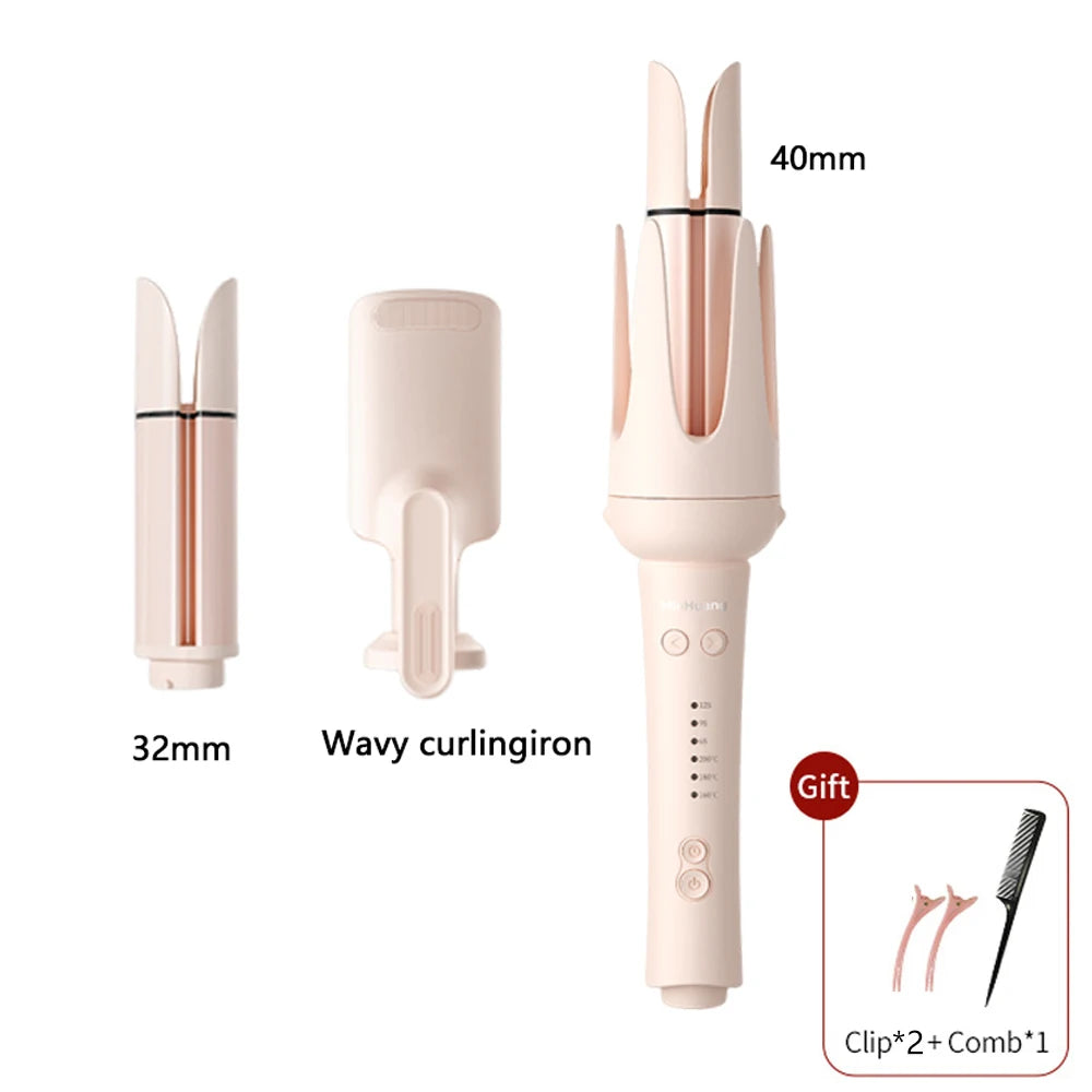 Automatic Hair Curler 32mm Auto Rotating Ceramic Hair Roller Professional Curling Iron Stick 40mm Curling Wand Hair Waver gift