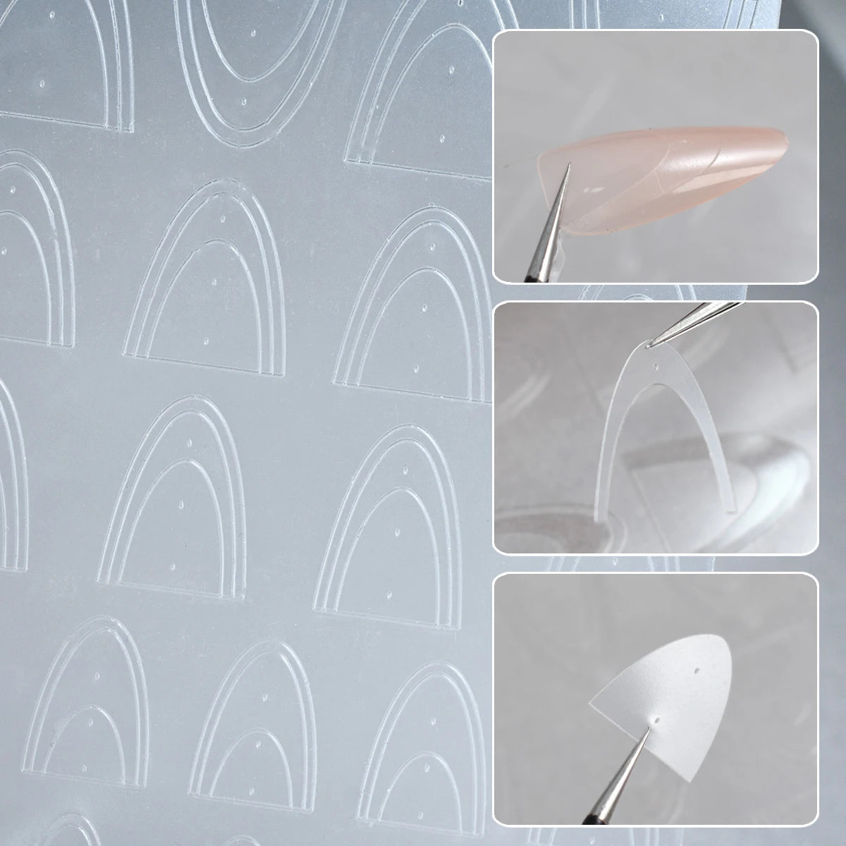 Hollow Lace  Self-Adhesive Nail Stickers